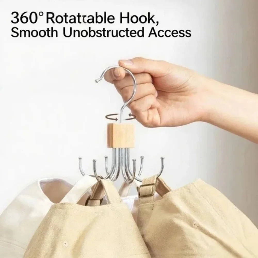 360° Rotating Belt Hanger & Closet Organiser