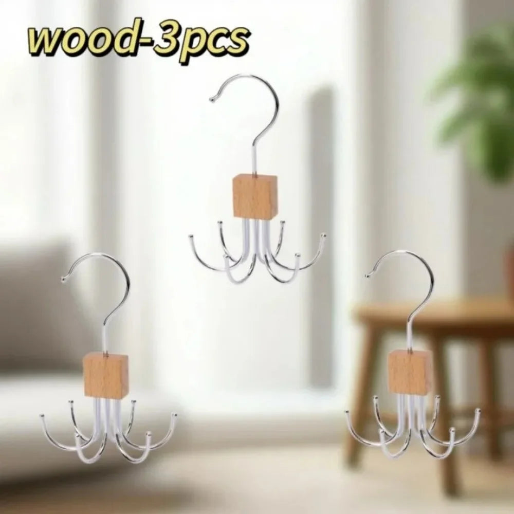 360° Rotating Belt Hanger & Closet Organiser