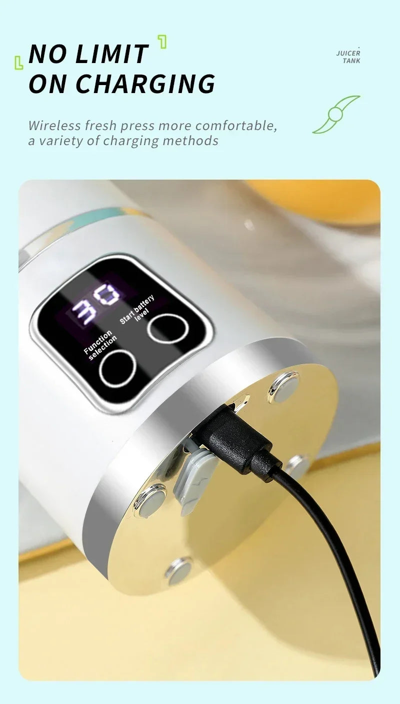 Portable Electric Blender Juicer Cup