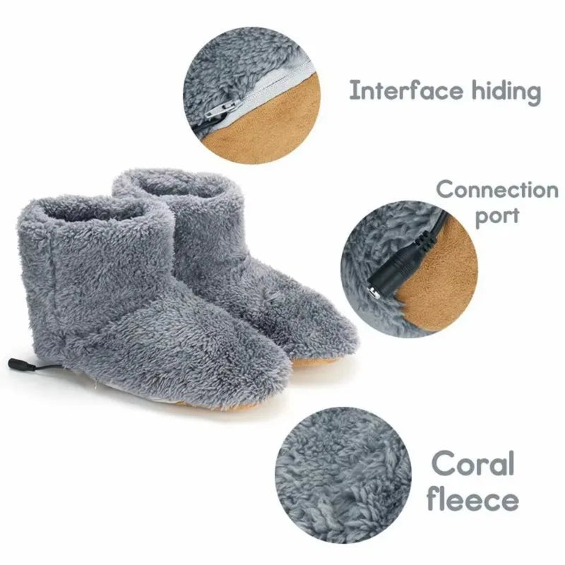 USB Electric Heated Slippers