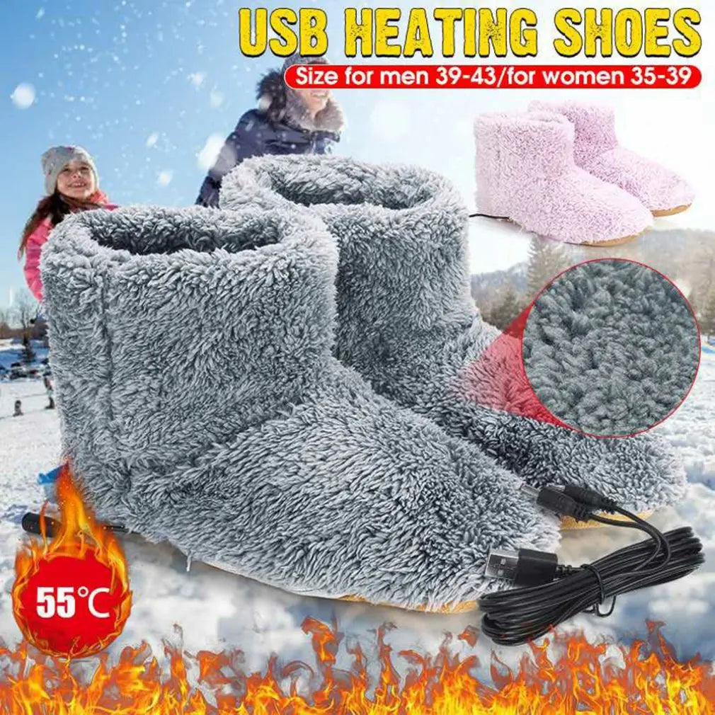 USB Electric Heated Slippers