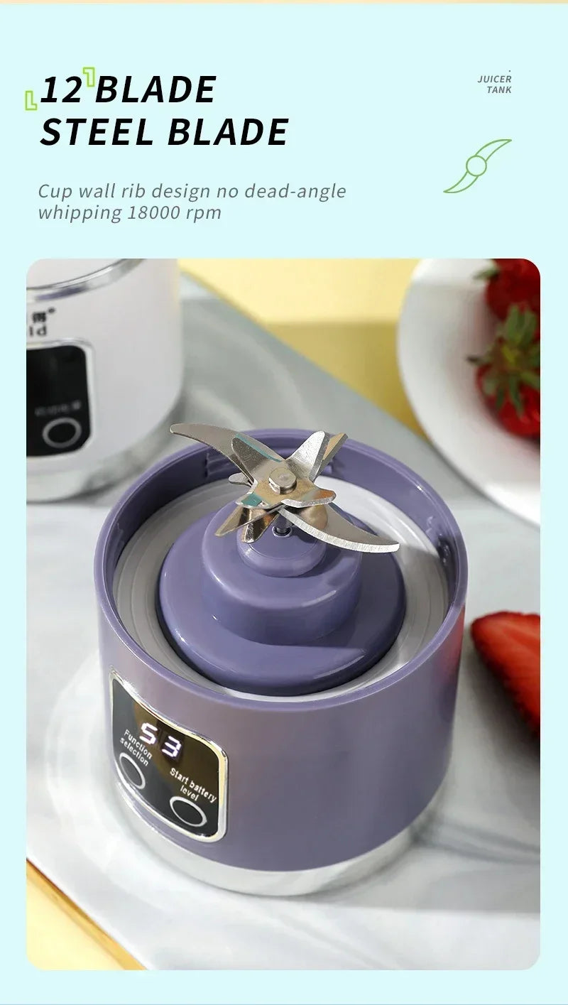 Portable Electric Blender Juicer Cup