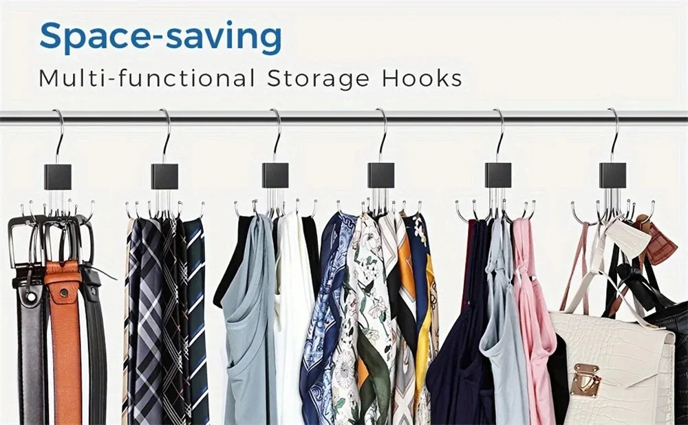 360° Rotating Belt Hanger & Closet Organiser