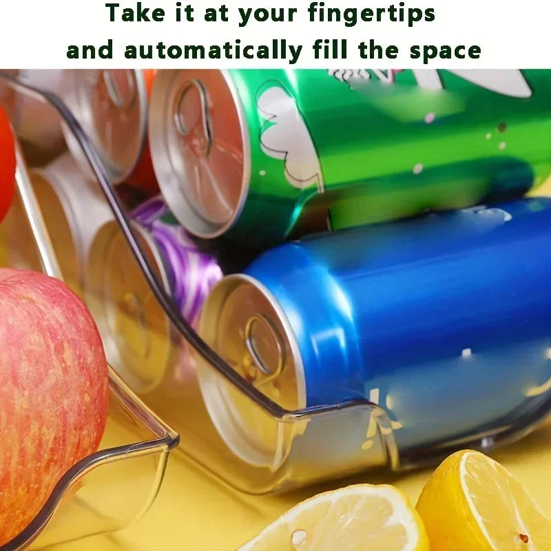 Refrigerator Organiser Bins – Soda Can Dispenser & Fridge Storage