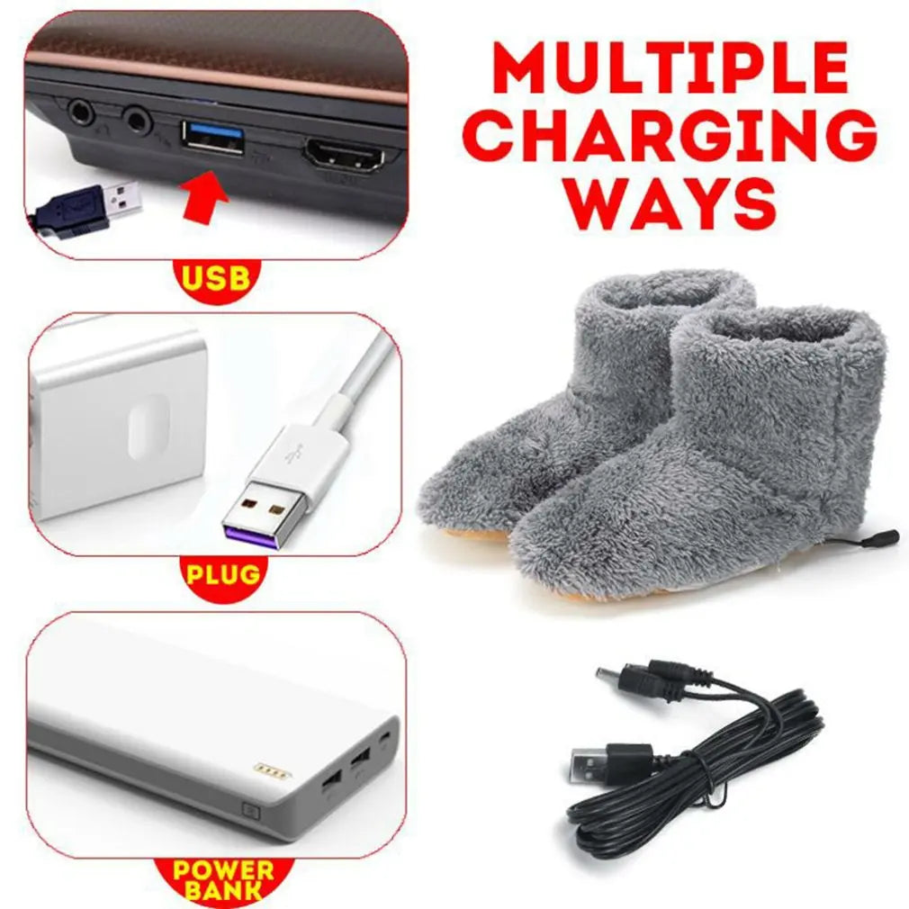 USB Electric Heated Slippers